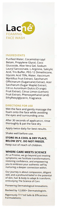 Lacne Foaming Face Wash 60ml Lacne Foaming Face Wash 60ml