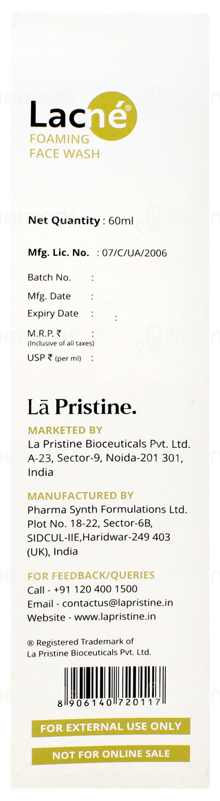 Lacne Foaming Face Wash 60ml