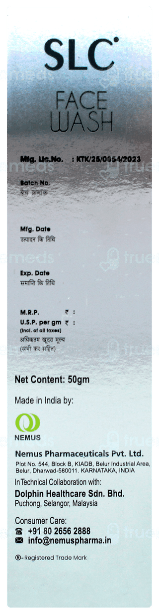 Slc Face Wash 50gm