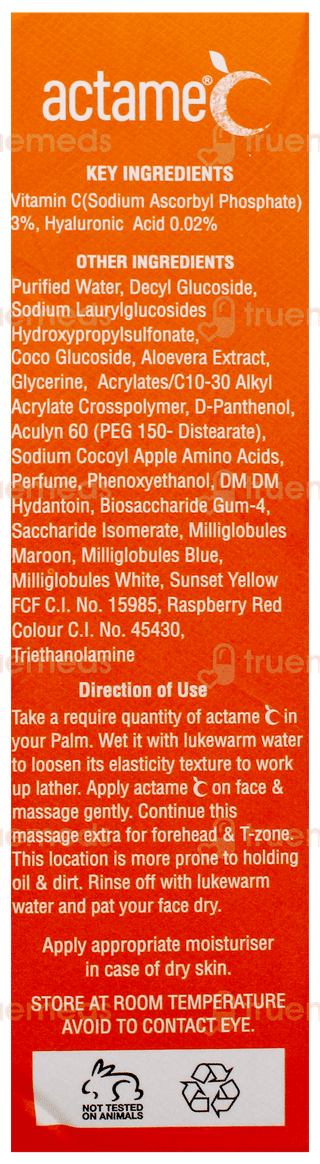 Actame C Facewash 70Gm