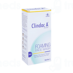 Clindac A Foaming Face Wash 50ml Clindac A Foaming Face Wash 50ml