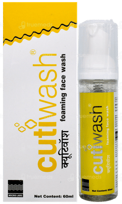 Cutiwash Foaming Face Wash 60Ml