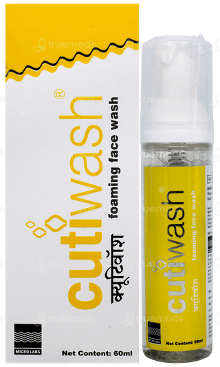 Cutiwash Foaming Face Wash 60Ml