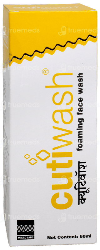 Cutiwash Foaming Face Wash 60Ml