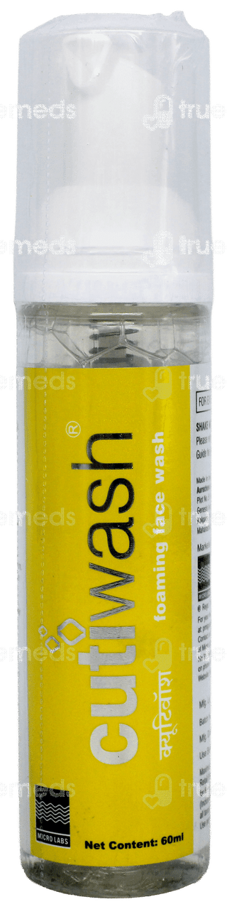 Cutiwash Foaming Face Wash 60Ml
