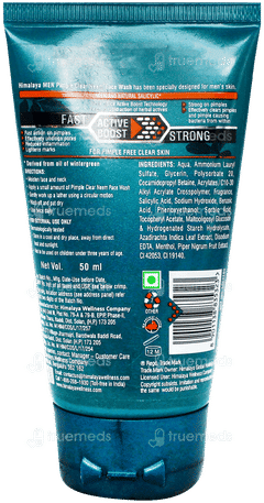 Himalaya Men Pimple Clear Neem Face Wash 50Ml