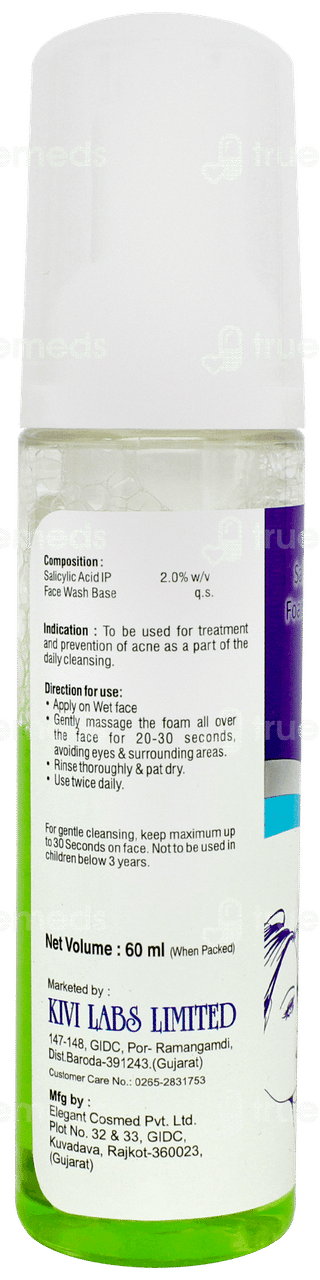 K Acne Foaming Face Wash 60ml