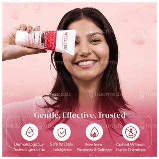 Meglow Instant Glow Skin Brightening & Luminizing Face Wash 70Gm