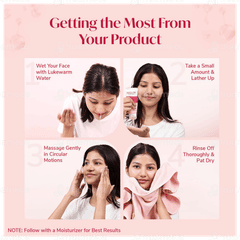 Meglow Instant Glow Skin Brightening & Luminizing Face Wash 70Gm