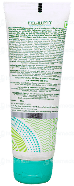 Melalumin Depigmenting Face Wash 60ml