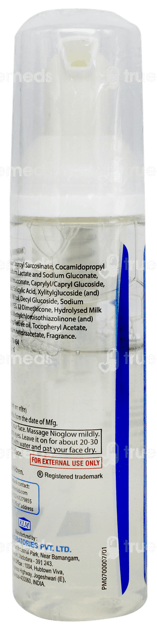 Nioglow Foaming Face Wash 60ml