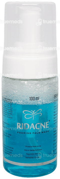 Ridacne Foaming Face Wash 100Ml Ridacne Foaming Face Wash 100Ml