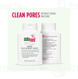 Sebamed Liquid Face & Body Wash 200ml