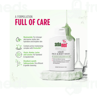 Sebamed Liquid Face & Body Wash 200ml