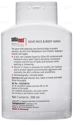 Sebamed Olive Face & Body Wash 200ml