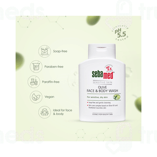 Sebamed Olive Face & Body Wash 200Ml