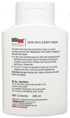 Sebamed Olive Face & Body Wash 200Ml