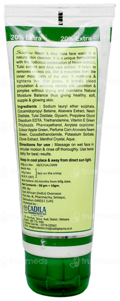 Skinshine Neem & Aloe Vera Face Wash 60Gm