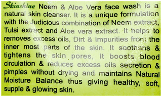 Skinshine Neem & Aloe Vera Face Wash 60Gm