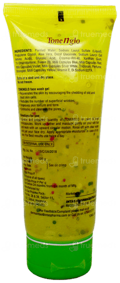 Tonenglo Face Wash Gel 100Gm Tonenglo Face Wash Gel 100Gm