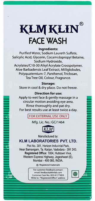 Klm Klin Face Wash 100ml