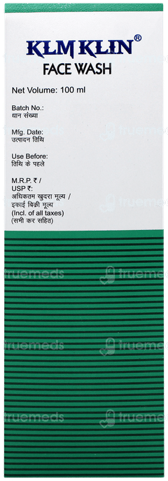 Klm Klin Face Wash 100ml Klm Klin Face Wash 100ml