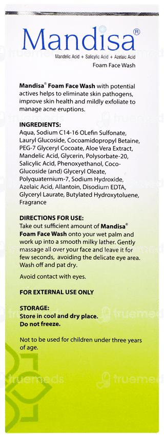 Mandisa Foam Face Wash 100ml