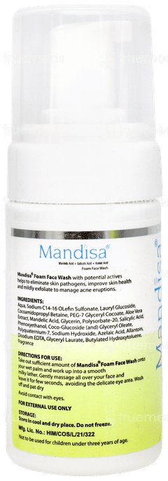 Mandisa Foam Face Wash 100ml Mandisa Foam Face Wash 100ml