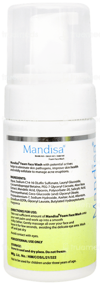 Mandisa Foam Face Wash 100ml