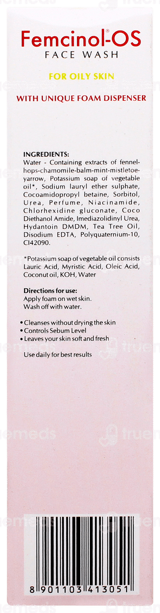 Femcinol Os Face Wash 70ml