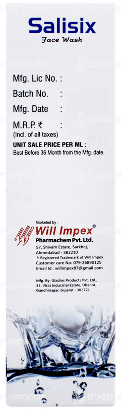 Salisix Face Wash 60ml Salisix Face Wash 60ml