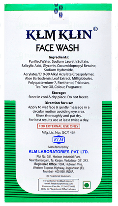 Klm Klin Face Wash 150ml