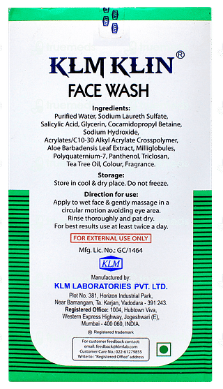 Klm Klin Face Wash 150ml