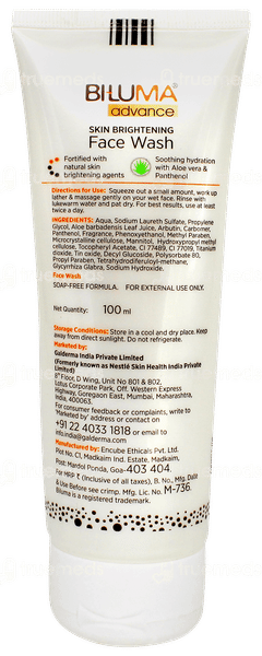 Biluma Advance Skin Brightening Face Wash 100ml
