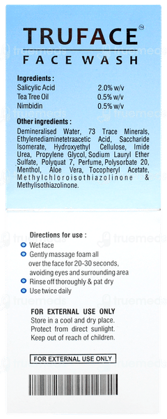 Truface Foaming Face Wash 60ml