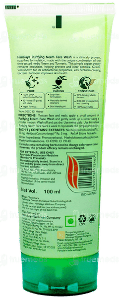 Himalaya Purifying Neem Face Wash 100ml