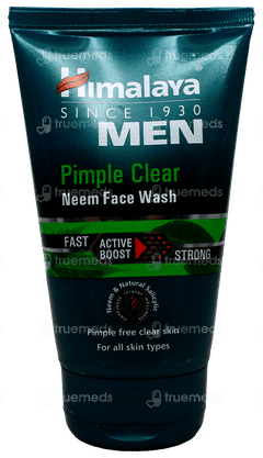 Himalaya Men Pimple Clear Neem Face Wash 100Ml Himalaya Men Pimple Clear Neem Face Wash 100Ml
