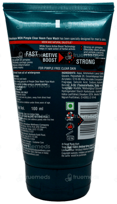 Himalaya Men Pimple Clear Neem Face Wash 100Ml