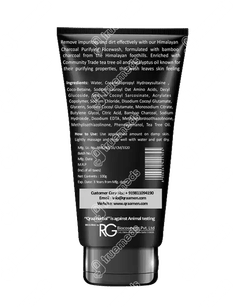 Qraa Men Himalayan Charcoal Purifying Face Wash 100gm