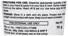 Clinsol Anti Acne Face Wash 70Gm