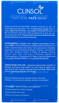 Clinsol Anti Acne Face Wash 70gm