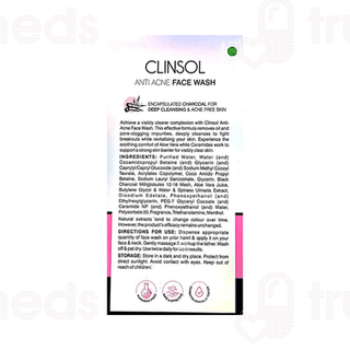 Clinsol Anti Acne Face Wash 70gm