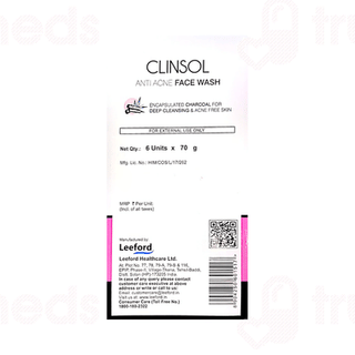 Clinsol Anti Acne Face Wash 70gm