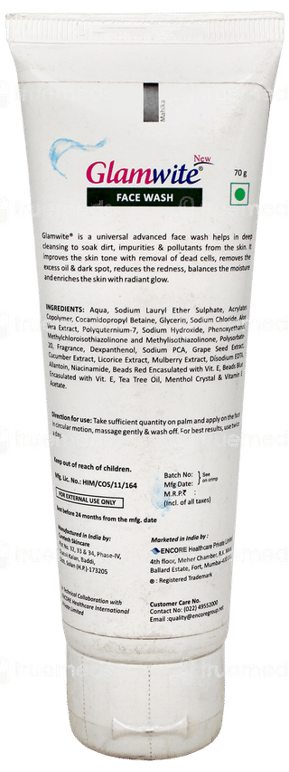 Glamwite New Facewash 70Gm