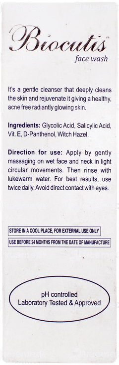 Biocutis Face Wash 100ml