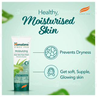 Himalaya Moisturizing Aloe Vera Face Wash 100Ml
