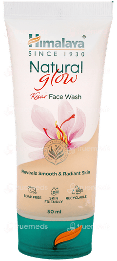 Himalaya Natural Glow Kesar Face Wash 50Ml