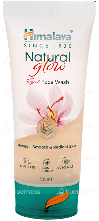 Himalaya Natural Glow Kesar Face Wash 50Ml