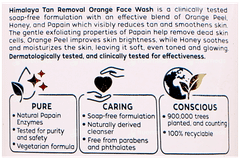 Himalaya Tan Removal Orange Face Wash 100Ml