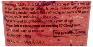 Glambak Face Wash 100gm